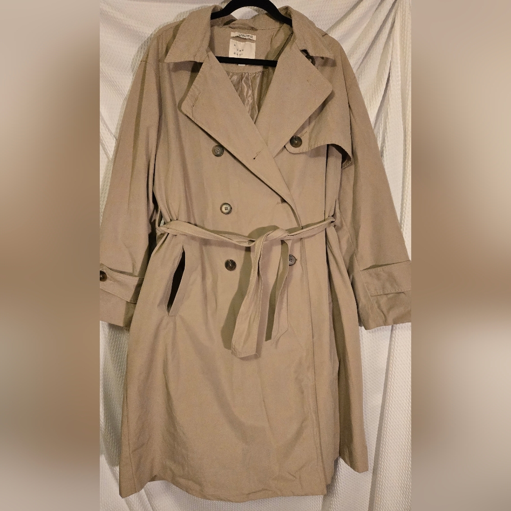a new day Classic Beige Trench Coat XXL